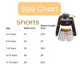 Girls K-Pop Inspired 3-Piece Outfit, Gold Stage Costume Set, Birthday party