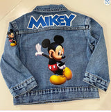 Mickey  Mouse Custom Denim Jacket