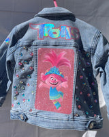 Trolls Custom Denim Jacket