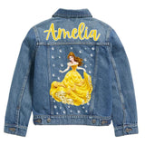 Princess Custom Denim Jacket (With Sparkles)