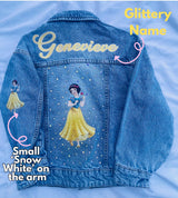 Princess Custom Denim Jacket (With Sparkles)