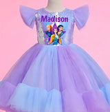 Kids K-Pop Demon Hunters Birthday Party Dress. Custom with Child’s Name. Personalized Outfit for Girls