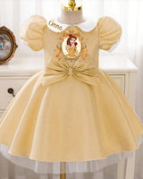 Princess Birthday Party Dress. Custom with Child’s Name. Personalised Outfit for Girls