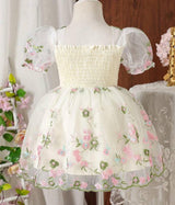 Fairy Birthday Dress with Custom Name  1st Birthday Fairy Outfit Personalized Kids Fairy Dress