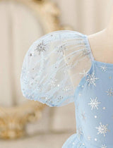 Girls Princess Outfit Custom Elsa Inspired Birthday Dress with Name